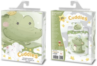 Krokodil Bettwäsche Babybettwäsche KROKODIL016 100x135 cm + 40x60 cm