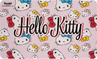 United Labels® Frühstücksbrett Hello Kitty - Allover, Resopal