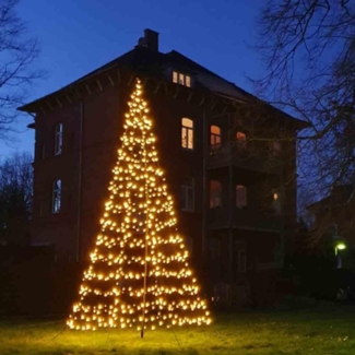 FHS LED Tannenbaum Galaxy 300 cm 480 warmweiße LED, mit Aufstellmast