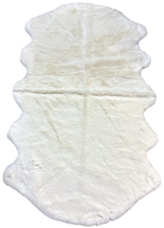 VIVA Home Fellteppich Teppich Dekofell Kuschelfell 60 x 180 cm oder 90 x 150cm, dicht und flauschig