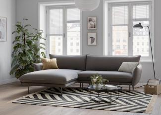 andas Ecksofa Stine L-Form, Besonderes Design durch Kissenoptik und Keder, by Morten Georgsen