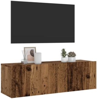 vidaXL TV-Wandschrank Altholz-Optik 100x30x30 cm Holzwerkstoff 856018