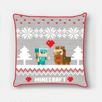 Minecraft Dekokissen Minecraft Weihnachten Kissen Dekokissen 40 x 40 cm