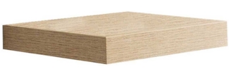 Wandregal Sheffield 23 / Shelvy 23 , Holzwerkstoff , Holzfarben , 24 x 4 x 24 cm