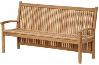 Gartenbank Pescara Teak Massivholz - Breite: 150 cm