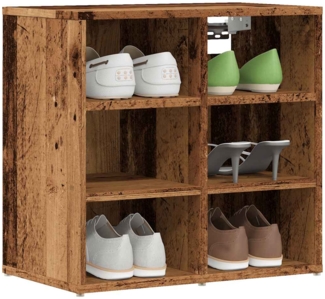 vidaXL Schuhschrank Altholz-Optik 52x30x50 cm 857033