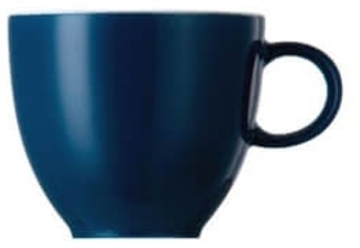 Thomas Sunny Day Espressotasse, Mokkatasse, Porzellan, Petrol Blue / Blau, Spülmaschinenfest, 80 ml, 14722