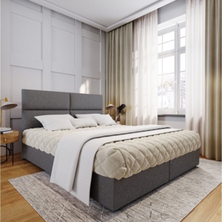 Masseno Boxbett LONIS 180x200 cm mit Bonell Matratze und Topper