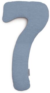 Theraline my7 Stillkissen Mikroperlen und Thera-Rhomb Melange blau-grau Bamboo