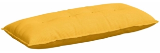 vidaXL Rückenkissen Helles Gelb 120x50 cm Cordstoff 42014828