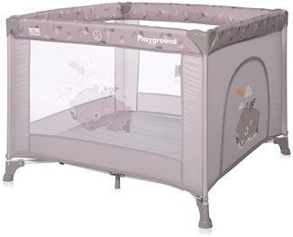 Lorelli Reiselaufstall Playground faltbar seitliche Öffnung Matratze Tragetasche beige