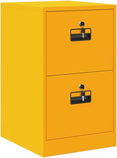 vidaXL Aktenschrank Senfgelb 44 x 50 x 106,5 cm Kaltgewalzter Stahl 891595