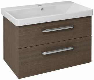 THEIA Unterschrank 75,6 x 50 x 43,5 cm, 2xSchublade, Kiefer Rustikal