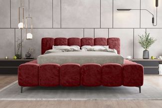 99rooms Cozy Polsterbett 160x200 cm Chenille APHRODITE Chianti