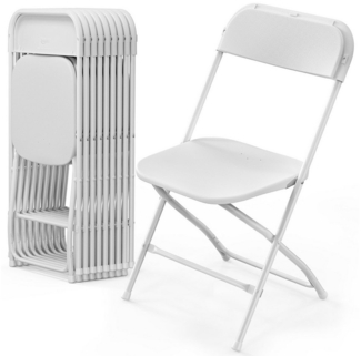 VINGLI Klappstuhl Klappstühle 4er/6er/8er/10er Set, Gartenstuhl, für Drinnen & Outdoor (10 St), bis 158KG