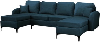 Wohnlandschaft Vadrin U, Farbe: Manila 25
