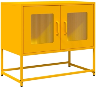 vidaXL TV-Schrank Senfgelb 68 x 39 x 60,5 cm Kaltgewalzter Stahl 853335