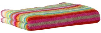 CAWÖ Gästetuch - C Life Style multicolor, gestreift, Walkfrottier Multicolor 30x50cm