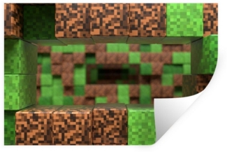 MuchoWow Wandsticker Spiele - Blöcke - Spiele - Kinder (1 St), Wandtattoo, Selbstklebend, Wohnzimmer, 30x20 cm