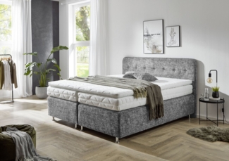 Westfalia Schlafkomfort Boxspringbett Sapporo, Inkl. Zierkissen, wählbar in H2, H3 & H4