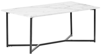 ComfortXL Couchtisch M1887, Holzwerkstoff, Weiß, 106x45x56cm