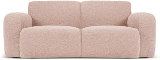 Micadoni Boucle Sofa Molino 2-Sitzer Boucle Puderrosa