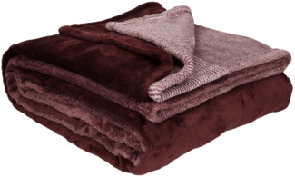 Wohndecke Kuscheldecke in der Geschenkverpackung Größe 140x190 cm, Betz, Wohndecke XXL Warm Sofadecke Decke Couch
