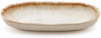 Die Ovale Cascais Schale - S - 6er-Set - Weißgold - 16x7x3cm