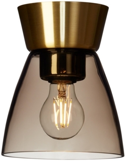 Belid Bizzo Deckenleuchte messing rauchglas E27