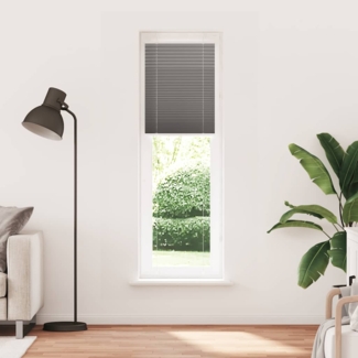 vidaXL Plissee Anthrazit 60x200 cm Stoffbreite 59,4 cm Polyester 4015101