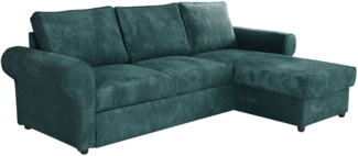 Ecksofa Monaco Cord (Farbe: Poso 125)