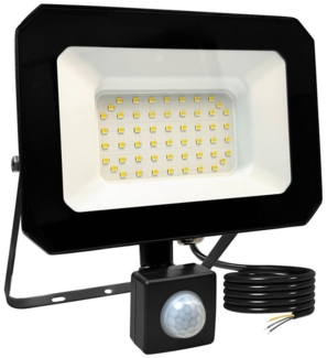 Novostella LED Flutlichtstrahler, LED fest integriert, Tageslichtweiß, Scheinwerfer IP65 Wasserdicht mit 1,5M Stromkabel