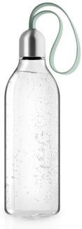 Eva Solo Backpack Trinkflasche Faded Green, Flasche, Kunststoff, Silikon, Edelstahl, Grün, 500 ml, 505014