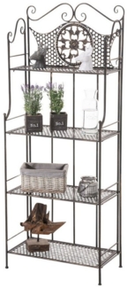 TPFGarden Standregal Anic - Blumenständer - 4-stöckiges Pflanzenregal, Blumenregal - Pflanzengestell, Pflanzenständer mit den Maßen (HxB xT): 153 x 61 x 33 cm
