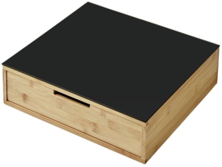 KESPER 58953 Box mit Schublade und 8 Fächern / Kaffeekapsel-Box / Teebox / Teebeutel Box