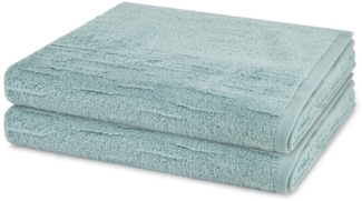 Ross Premium 2 tlg. Frottier-Set - 2 X Duschtuch (70 X 140cm) - 500 - Eukalyptus