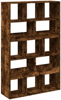 vidaXL Raumteiler Räuchereiche 100x33x156,5 cm Holzwerkstoff 3309532