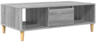 vidaXL Couchtisch Grau Sonoma 103,5 x 60 x 35 cm Holzwerkstoff 876194