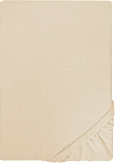 Castell Jersey-Stretch-Spannbetttuch 0077113, kitt, 1x 120x200 cm