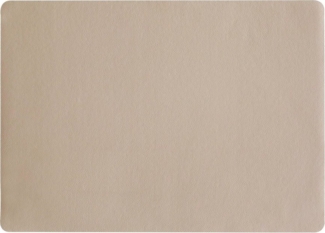 ASA Selection 7801420 Lederoptik Tischset, 46 x 33 cm, Polychlorid, stone