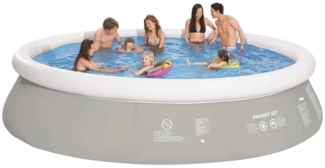 Jilong Aufblasbarer Pool Grau 450×122 cm 90778
