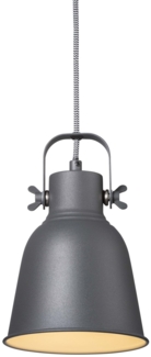 Nordlux Schwarze Pendelleuchten Adrian 16 Ø 16 Cm Schwarz 1-flammig Rund, Schwarz, Kunststoff, Metall, 48783003