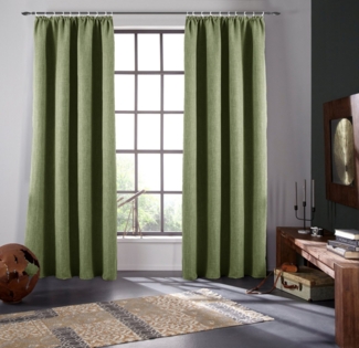 Bruno Banani Verdunkelungsvorhang Bela (1 St), Kräuselband, verdunkelnd, blickdicht, meliert, verschiedene Größen