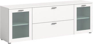 INOSIGN Lowboard Onex, Breite 180 cm, mit Glastüren, vielseitig einsetzbar, in verschiedenen Farben, TV-Schrank, Kommode, TV-Möbel