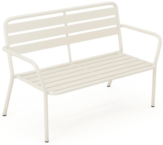Vente-unique - Gartenbank - Metall - Beige - MIRMANDE von MYLIA