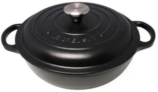 Le Creuset Stew Pot Rund Signature 22 cm kirschrot - Rot - 20 bis 24 cm