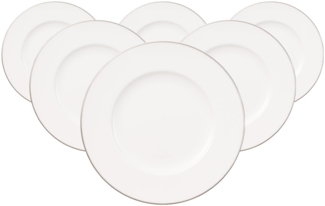 Villeroy & Boch Anmut Platinum No. 1 Brotteller ø 16,4 cm 6er Set