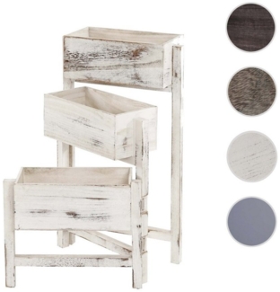 MCW Standregal T275, 3 Körbe für Pflanzen, Bodenschoner, Individuell aufklappbar