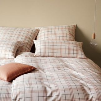 Elegante Bettwäsche Livingston, Flanell, 2 teilig