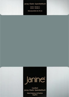Janine Elastic-Jersey Spannbettlaken 150x200 mineralgrün